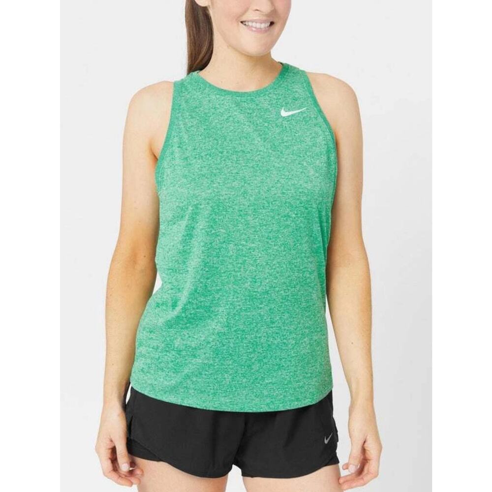 Nike Women's Dri‎ Fit Training Tank Top Green XS